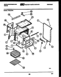 BODY PARTS Diagram and Parts List for KF330JDD4  Frigidaire Range