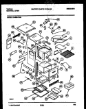 BODY PARTS Diagram and Parts List for 12-4980-00-04  Tappan Wall Oven