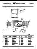 Part Location Diagram of 5303301247 Frigidaire CLOSURE