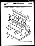 CONSOLE AND CONTROL PARTS Diagram and Parts List for DGA900F1D  Kelvinator Dryer