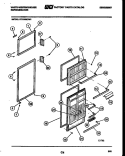 DOOR PARTS Diagram and Parts List for RT193MCD1  Frigidaire Refrigerator