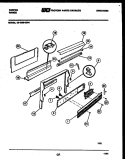 BACKGUARD Diagram and Parts List for 30-4980-00-04  Tappan Range