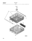 RACKS Diagram and Parts List for MDB122LBS1  Uni Dishwasher