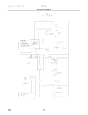 WIRING SCHEMATIC Diagram and Parts List for CRSE234JB1  Frigidaire Refrigerator