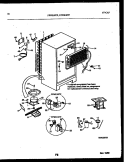 SYSTEM AND AUTOMATIC DEFROST PARTS Diagram and Parts List for FPWS18PLL0  Frigidaire Refrigerator