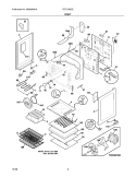 BODY Diagram and Parts List for FEFL79JCE  Frigidaire Range