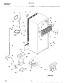 SYSTEMS Diagram and Parts List for MRT15CSEWE  Uni Refrigerator