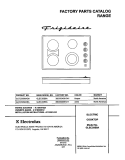 COVER Diagram and Parts List for GLEC30S8ASA  Frigidaire Cooktop