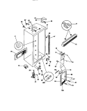 CABINET Diagram and Parts List for MRS22HNCW0  Frigidaire Refrigerator