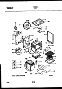 BODY PARTS Diagram and Parts List for FEF366CASB  Frigidaire Range