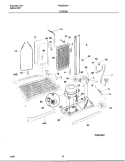 SYSTEM Diagram and Parts List for FRS26ZNHB5  Frigidaire Refrigerator