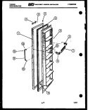 Part Location Diagram of 5303001015 Frigidaire HANDLE END