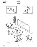 SYSTEM Diagram and Parts List for MFC13M0BW2  Frigidaire Freezer