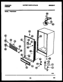 CABINET PARTS Diagram and Parts List for FFU21M7AW1  Frigidaire Freezer