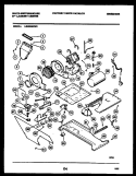 MOTOR AND BLOWER PARTS Diagram and Parts List for LG600MXD3  Frigidaire Washer Dryer Combo