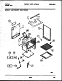 BODY PARTS Diagram and Parts List for 30-1149-00-07  Tappan Range