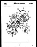 TUB AND COMPONENTS Diagram and Parts List for WS27M6WVMA  Gibson Washer