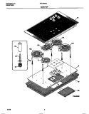 Part Location Diagram of 318050102 Frigidaire ELEMENT-SURFACE