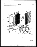 SYSTEM AND AUTOMATIC DEFROST PARTS Diagram and Parts List for RS229MCD3  Frigidaire Refrigerator