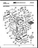 BODY PARTS Diagram and Parts List for 12-4990-00-02  Tappan Wall Oven