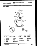 COMPRESSOR PARTS Diagram and Parts List for AC088M7C1  Frigidaire Air Conditioner