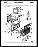 CABINET PARTS Diagram and Parts List for GAC068S7A1  Gibson Air Conditioner