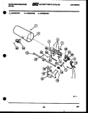 BURNER, IGNITER AND VALVE Diagram and Parts List for DG500KXW2  Frigidaire Dryer