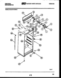 CABINET PARTS Diagram and Parts List for GTL175BH3  Uni Refrigerator
