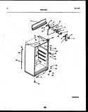 CABINET PARTS Diagram and Parts List for ATG130NCD0  Frigidaire Refrigerator