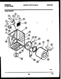 CABINET AND COMPONENT PARTS Diagram and Parts List for DGCSFW3  Frigidaire Dryer