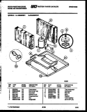 SYSTEM PARTS Diagram and Parts List for AS256N2K1  Frigidaire Air Conditioner