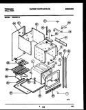 BODY PARTS Diagram and Parts List for REG78WL4  Frigidaire Wall Oven