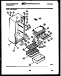 CABINET PARTS Diagram and Parts List for RTG120GCH2A  Frigidaire Refrigerator