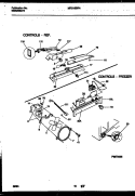 REFRIGERATOR CONTROL ASSEMBLY, DAMP Diagram and Parts List for MRS19BRAW1  Frigidaire Refrigerator