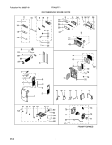 RECOMMENDED SPARE PARTS Diagram and Parts List for FRA093PT10  Frigidaire Air Conditioner