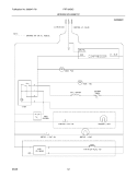 WIRING SCHEMATIC Diagram and Parts List for FRT18IS6CBL  Frigidaire Refrigerator