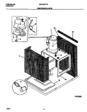 COMPRESSOR PARTS Diagram and Parts List for WAK083F7V2  Frigidaire Air Conditioner