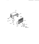 CABINET, FRONT, WRAPPER Diagram and Parts List for S208C1QA  Kelvinator Air Conditioner