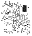 UNIT Diagram and Parts List for UFP19NL2  Frigidaire Freezer
