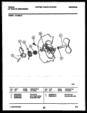 CAM Diagram and Parts List for 61-1083-10-00  Tappan Dishwasher