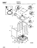 P12V0030 WSHR CAB, TOP Diagram and Parts List for FWS900FHS0  Frigidaire Washer