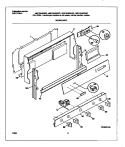 BACKGUARD Diagram and Parts List for MGF334BGBC  Frigidaire Range