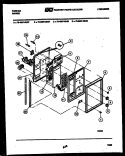 CONTROL PANEL Diagram and Parts List for 76-4967-00-07  Tappan Microwave Oven Combo