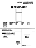 COVER Diagram and Parts List for F44N18DTD0  Frigidaire Refrigerator