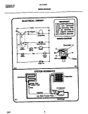 WIRING DIAGRAM Diagram and Parts List for MFU12M0BW4  Frigidaire Freezer