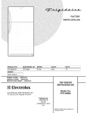COVER Diagram and Parts List for FRT18B6CB3  Frigidaire Refrigerator