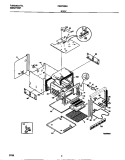 BODY Diagram and Parts List for FEB703BABF  Frigidaire Wall Oven