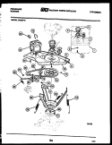 MOTOR AND IDLER ARM CLUTCH Diagram and Parts List for WCISFW0  Frigidaire Washer