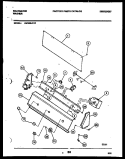 CONSOLE AND CONTROL PARTS Diagram and Parts List for AW350-K1L  Kelvinator Washer