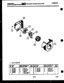 AIR HANDLING PARTS Diagram and Parts List for AW09NT2E2  Frigidaire Air Conditioner
